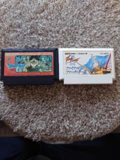 ドラゴンクエスト３　ファイナルファンタジー３　ファミコンソフト２本セットのサムネイル