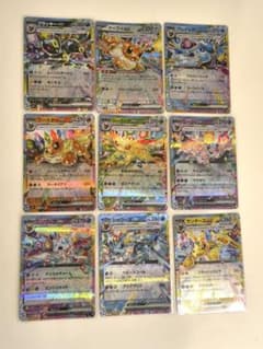 ③300円スタート、ブイズ9枚セット テラスタルex - メルカリ