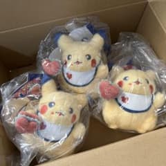 피카츄 다이너 햄버거 마스코트 3개 세트 봉제인형