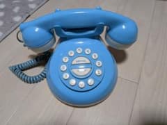 ☆*☆様 SWIMMER レトロ電話機　水色 青 ブルーのサムネイル