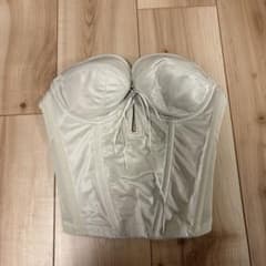 美品 MIRROR MIRROR バックレスビスチェ E65 ブライダルインナー