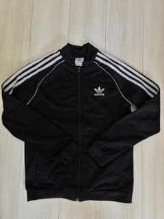 adidas トレフォイル ジャージ 上下ブラック 150のサムネイル