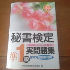 秘書検定準1級 実問題集 2023年度版のサムネイル