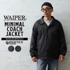 WAIPER.inc ミニマル コーチジャケット　ブラックのサムネイル