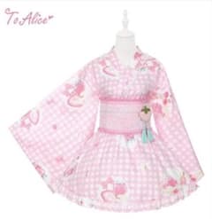 To Alice 浴衣ドレス ピンク Mサイズ ⌄• )⸝ 様 専用ページ - メルカリ