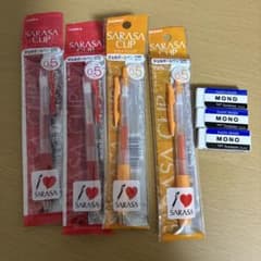 ZEBRA サラサクリップ 0.5mm 4本 MONO消しゴム 3個のサムネイル