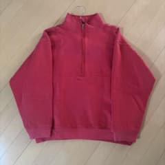 90s OLD GAP ハーフジップ スウェット レッド - メルカリ