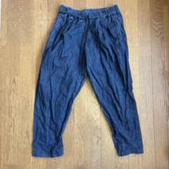 MUJI デニム イージーパンツ インディゴ ONE SIZEのサムネイル