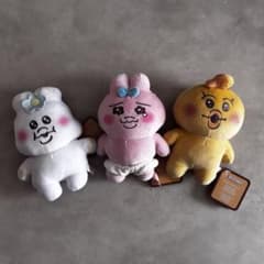 おてのり ましゅもっち おぱんちゅうさぎ んぽちゃむ きみまろ 3個セットのサムネイル