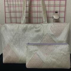 大きめ　リメイク　バッグ　袋帯のサムネイル
