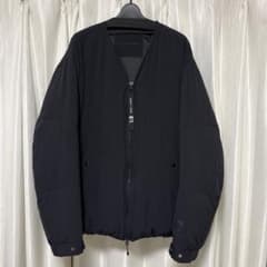 ADAM ET ROPE ブラック ノーカラー ダウンジャケット L - メルカリ