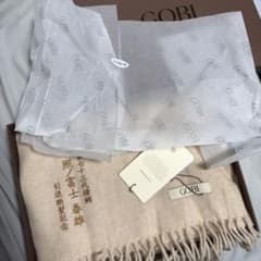 照ノ富士引退 断髪式記念マフラーGOBI カシミア　マフラー　大相撲　グッズのサムネイル
