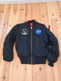 NASA MA-1 フライトジャケット ブラックのサムネイル