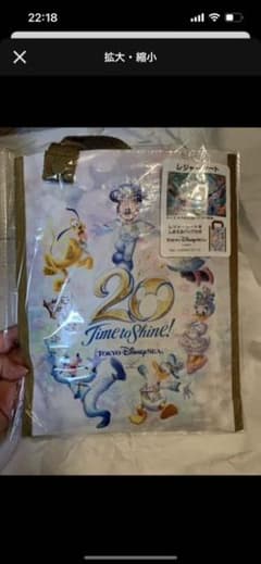 ディズニーシー20周年　レジャーシートのサムネイル