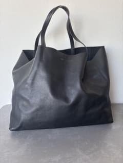 美品】セリーヌ トートバッグ レザー ホリゾンタルカバ ブラック 保存