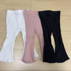 ベビー　フレアパンツ　9-12M 3点セットのサムネイル