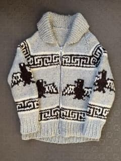 80s〜90s サンダーバード カウチン ニット アルミジップのサムネイル