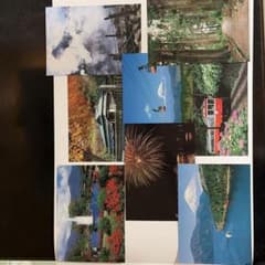 箱根一周 絵葉書ポストカード8枚セット 観光名所 風景写真のサムネイル