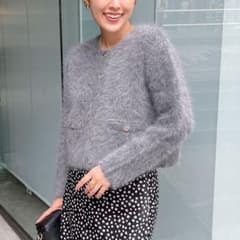 ノーリーズソフィー 接結編みアンゴラ混ニットジャケット - メルカリ