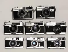 フィルムカメラ 8台セット　キャノン／オリンパス／ミノルタ／ヤシカ／Petri フィルムカメラ 8台セット キャノン／オリンパス／ミノルタ／ヤシカ