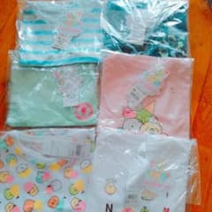 ユニクロすみっこぐらし半袖100size6種類のサムネイル
