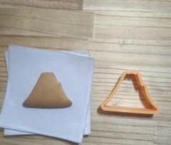 富士山 （宝永山付き）クッキー型 抜き型のサムネイル