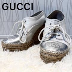 ミモザ☆✨GUCCI エスパドリーユ 靴 マーモントGG総柄 36 1/2 ミモザ☆✨GUCCI エスパドリーユ 靴 マーモントGG総柄 36 1/2 グッチ