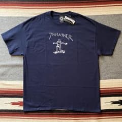 未使用タグ付き！THRASHER マークゴンザレスコラボ TシャツXLサイズのサムネイル