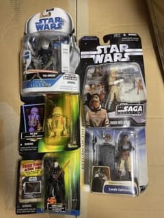 スターウォーズ ベーシックフィギュア ダースベーダーマスクオフ 等 5体セット スターウォーズ ベーシックフィギュア ダースベーダーマスクオフ 等 5