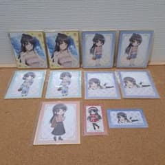 청춘 돼지 놈은 산타 클로스의 꿈을 꾸지 않는다 사쿠라지마 마이 색지 브로마이드 복권 당당