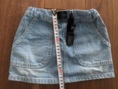 Lee キッズデニムスカート ベルト付き 100cmのサムネイル