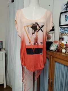 インポート＆セレクト Tシャツ グラデーション ダメージ加工のサムネイル