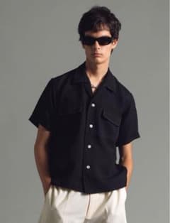 second layer セカンドレイヤー　OPEN COLLAR 半袖シャツのサムネイル