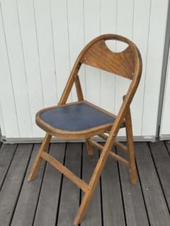 アンティーク 古道具 木製 フォールディングチェア 折りたたみ椅子 昭和レトロ アンティーク 古道具 木製 フォールディングチェア 折りたたみ椅子