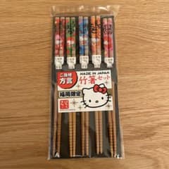 福岡限定　キティー　竹箸セットのサムネイル