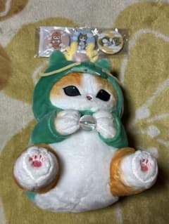 mofusand ハッピーバッグ2024 辰にゃん ぬいぐるみ 缶バッジ - メルカリ