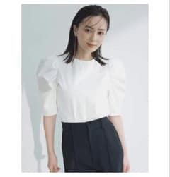 anuans アニュアンス　ボリュームスリーブカットトップス　ホワイトのサムネイル