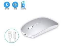 ワイヤレス マウス Bluetooth/USB接続 無線マウスカーソル静音のサムネイル