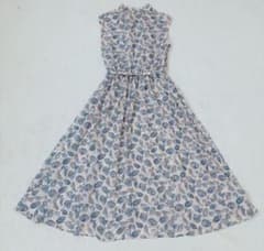 ANAYI ジャガードペイズリープリントワンピース Aライン 花柄 34 ANAYI ジャガードペイズリープリントワンピース Aライン 花柄 34