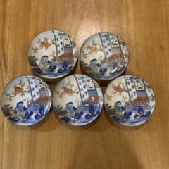 有田焼 骨董 明治後期 古伊万里 金彩染錦 漢詩人物文皿 五枚 有田焼 骨董 明治後期 古伊万里 金彩染錦 漢詩人物文皿 五枚 - メルカリ