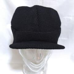 ウール ツバ付き ニット帽 オスロ キャップ デッドストック 90s - メルカリ