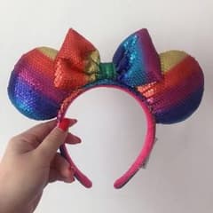 海外ディズニー カチューシャ レインボーのサムネイル