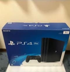 ps4 pro黒1TB 本体＋【おまけ】PS4新品未使用ワイヤレスコントローラーのサムネイル