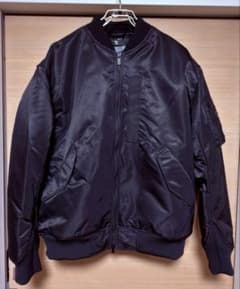 【新品未使用】UNIQLO +J ハイブリッドダウン MA-1 Lサイズのサムネイル