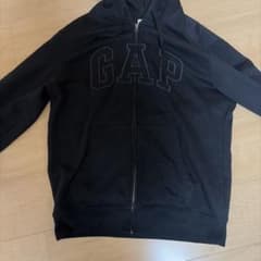 GAP ジップアップパーカー ブラック Sのサムネイル