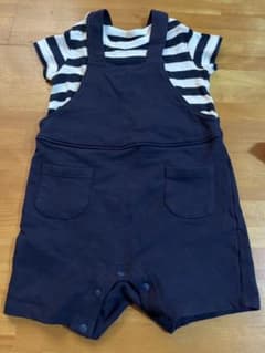 UNIQLO BABY ロンパース 80cm ネイビーのサムネイル