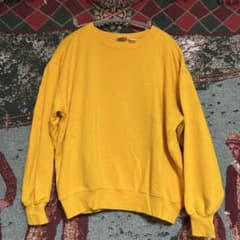 古着/NIKE スウェット イエロー クルーネック 刺繍ロゴ 90s 冬服のサムネイル