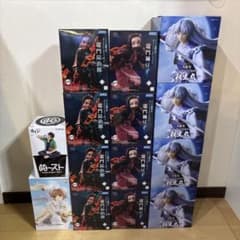 이누야샤 살생환 귀멸의 칼날 크로스 링크 피규어 정리 판매 14점 세트