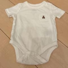 GAP 半袖ロンパース ホワイトのサムネイル