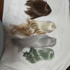 スーパードルフィー8〜9インチカスタムドール用ストレートヘアパーツのサムネイル